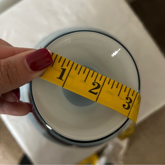 Vintage Murano Blue White Wine Swirled Gourd Glass Vase - Picture 9 of 9